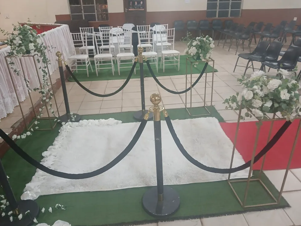 A Bambanani funeral setup and décor